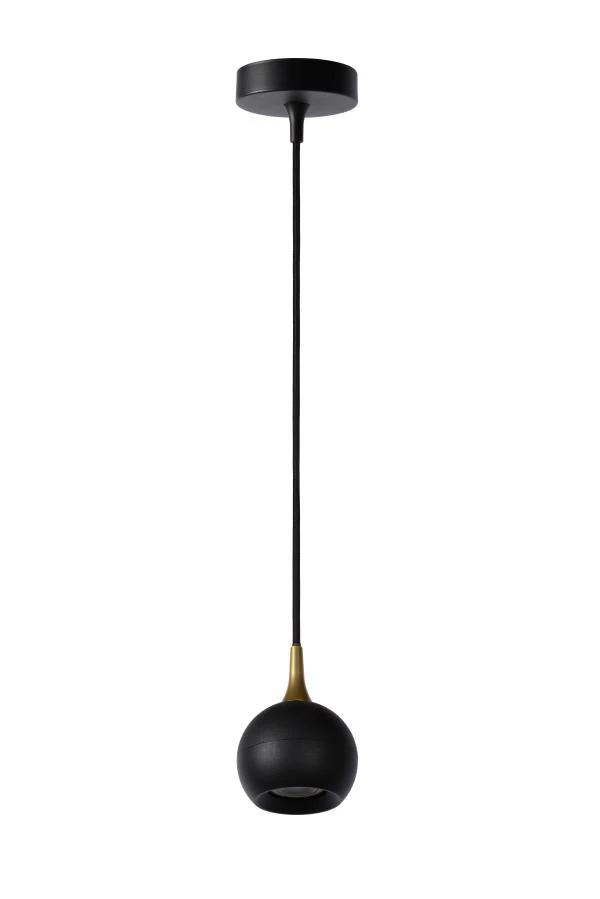 Lucide FAVORI - Pendant light - Ø 9 cm - 1xGU10 - Black - off